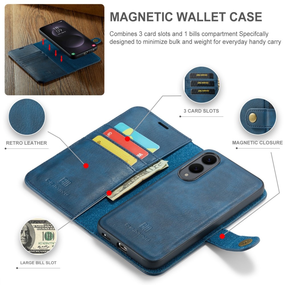 Cartera Magnet Wallet Samsung Galaxy S25 Edge Blue