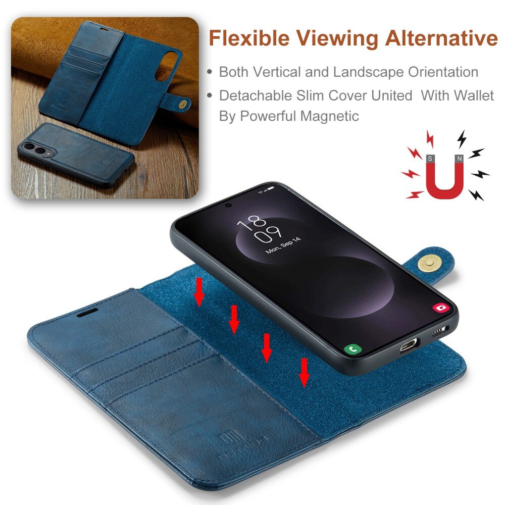 Cartera Magnet Wallet Samsung Galaxy S25 Edge Blue