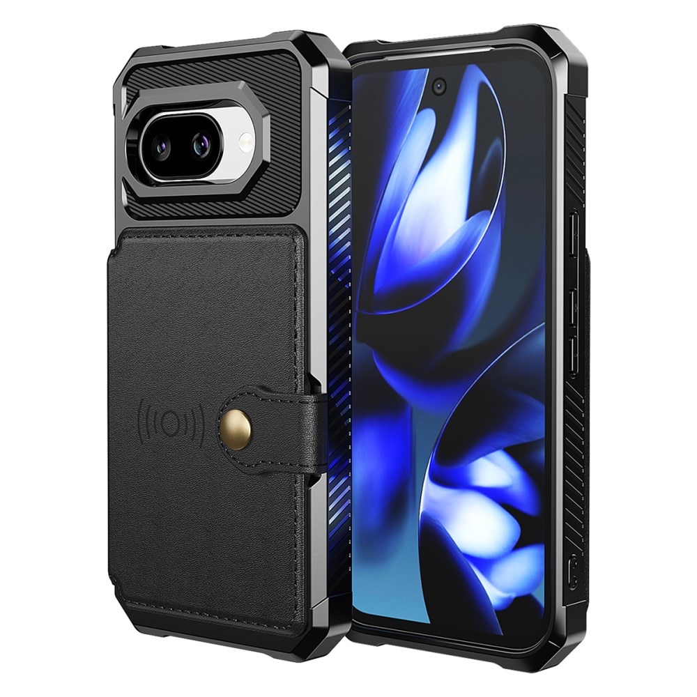 Funda con tarjetero Tough Multi-slot Google Pixel 9a Negro