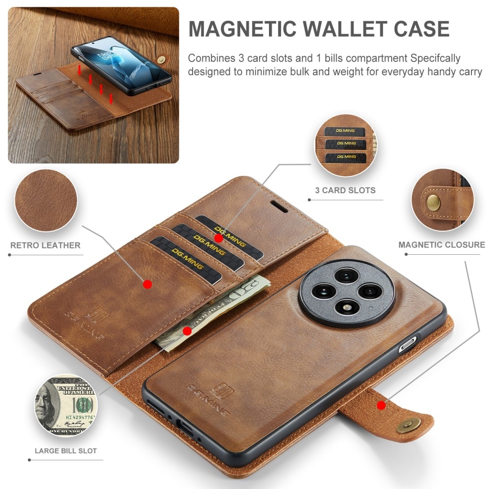Cartera Magnet Wallet  OnePlus 13 Cognac