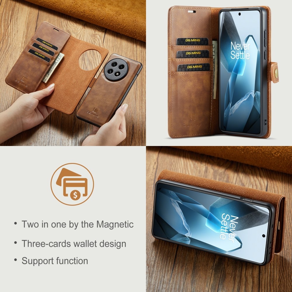 Cartera Magnet Wallet  OnePlus 13 Cognac
