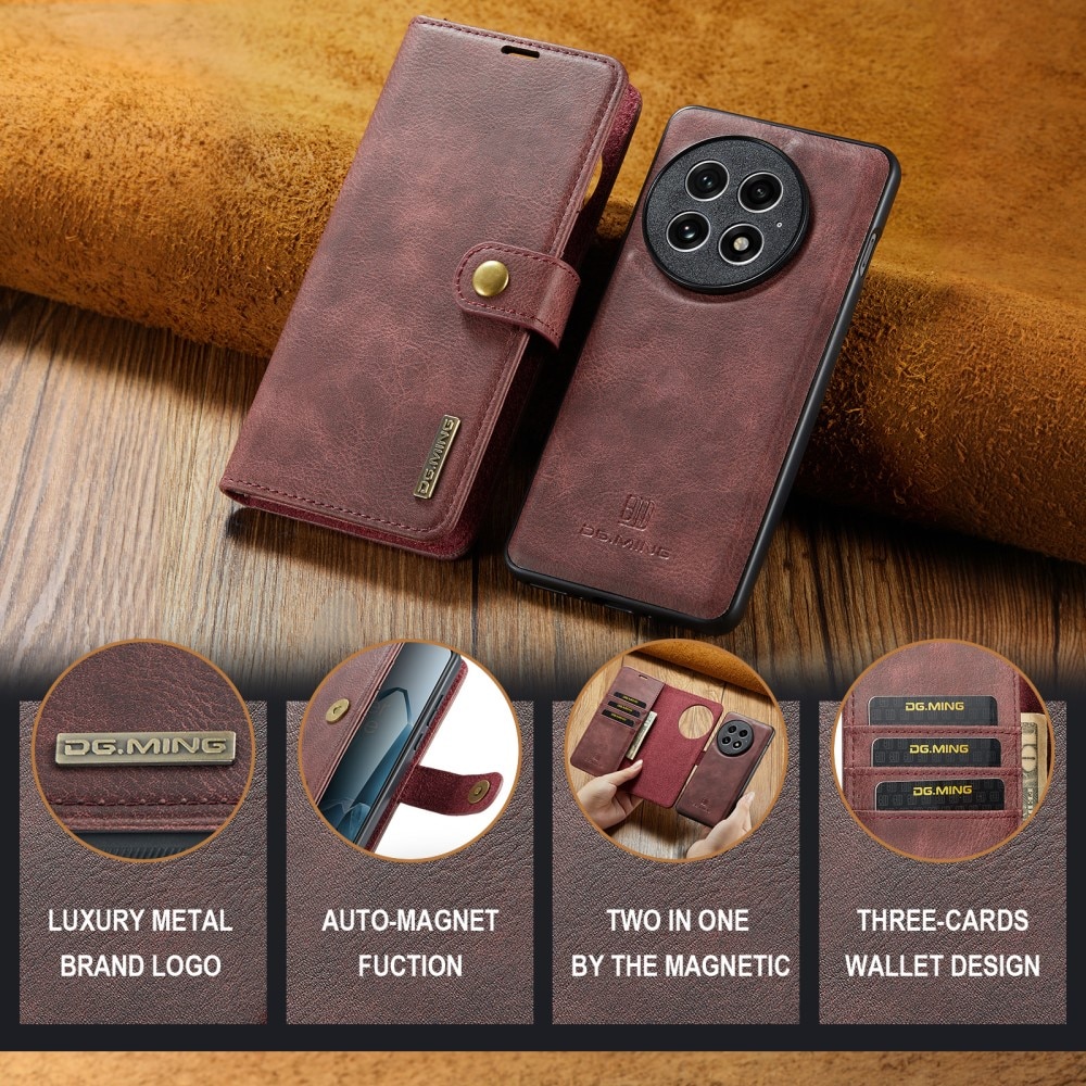 Cartera Magnet Wallet  OnePlus 13 Red