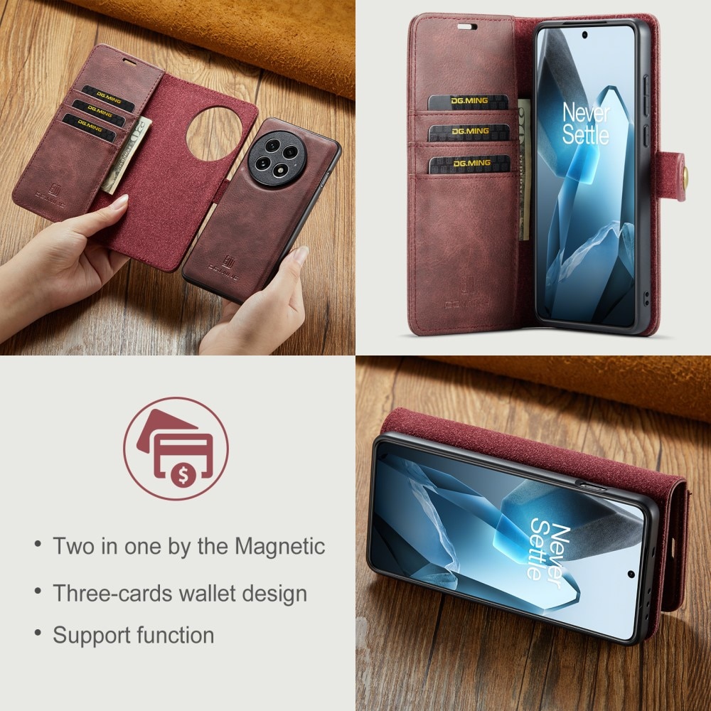 Cartera Magnet Wallet  OnePlus 13 Red
