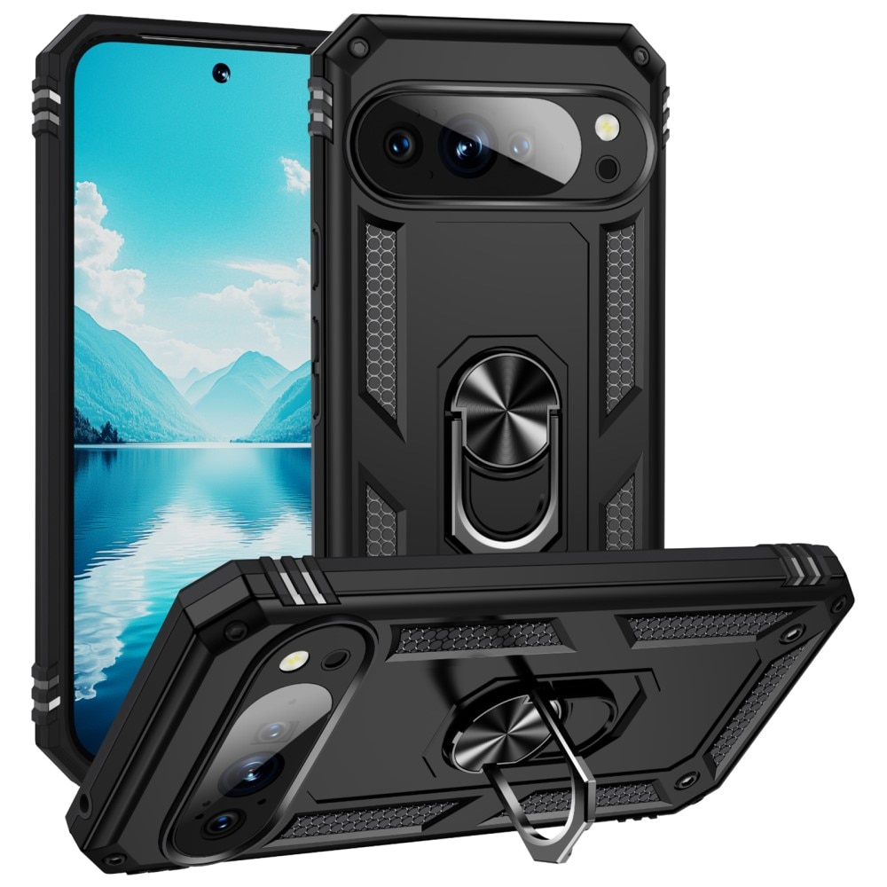 Funda híbrida Tech Ring Google Pixel 10 Pro XL negro