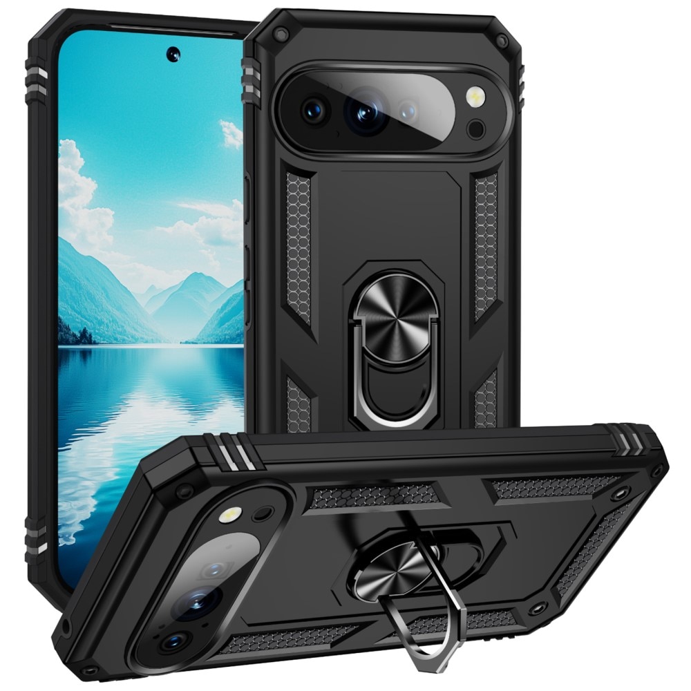 Funda híbrida Tech Ring Google Pixel 10 Pro negro