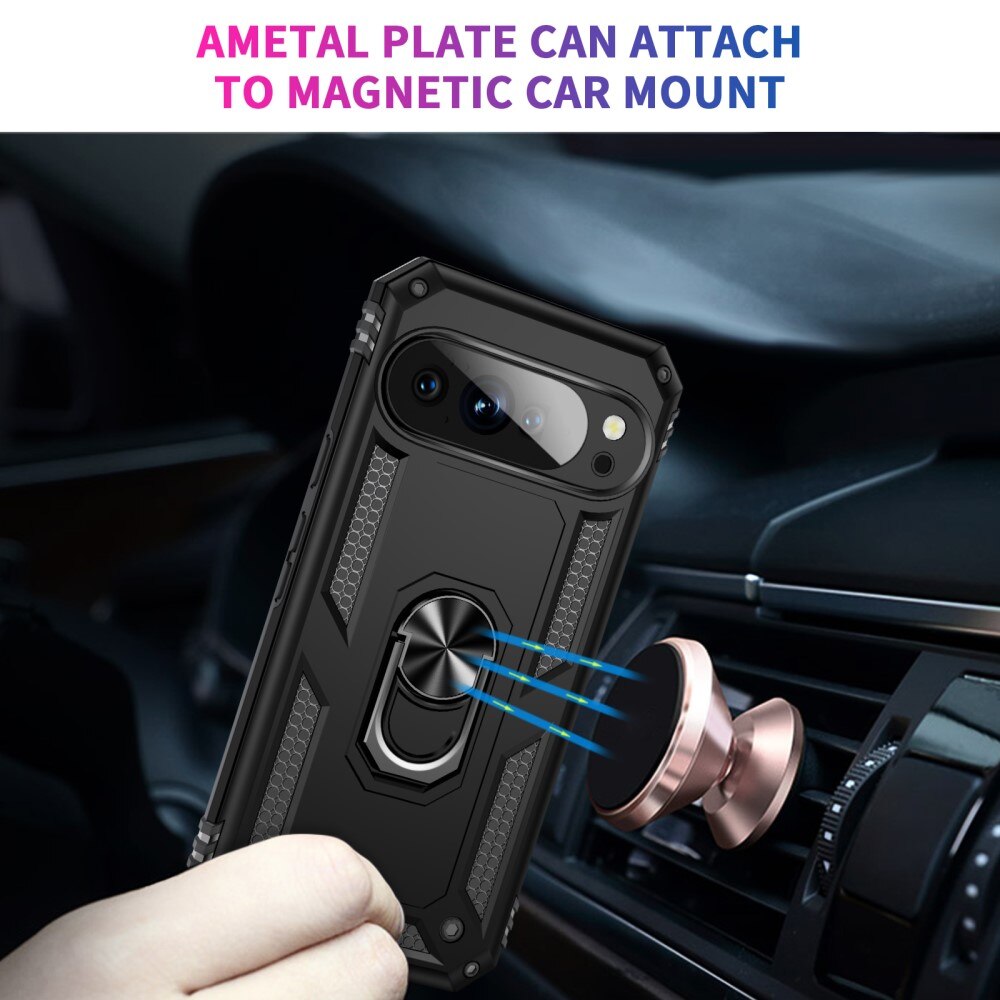 Funda híbrida Tech Ring Google Pixel 10 Pro negro