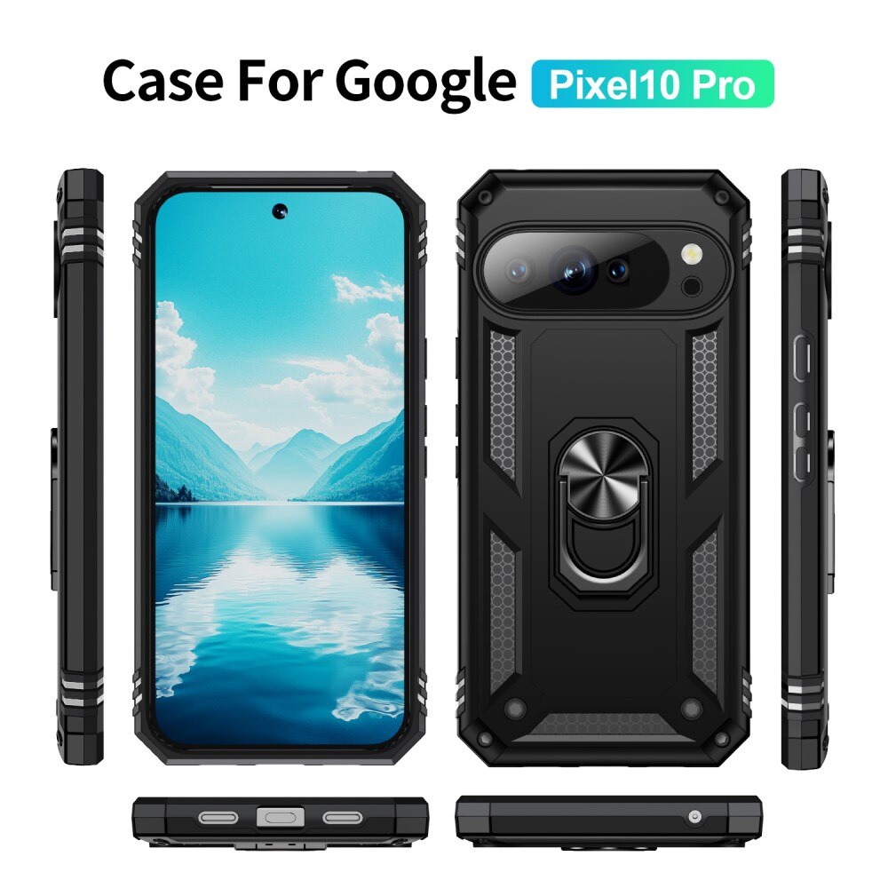 Funda híbrida Tech Ring Google Pixel 10 Pro negro