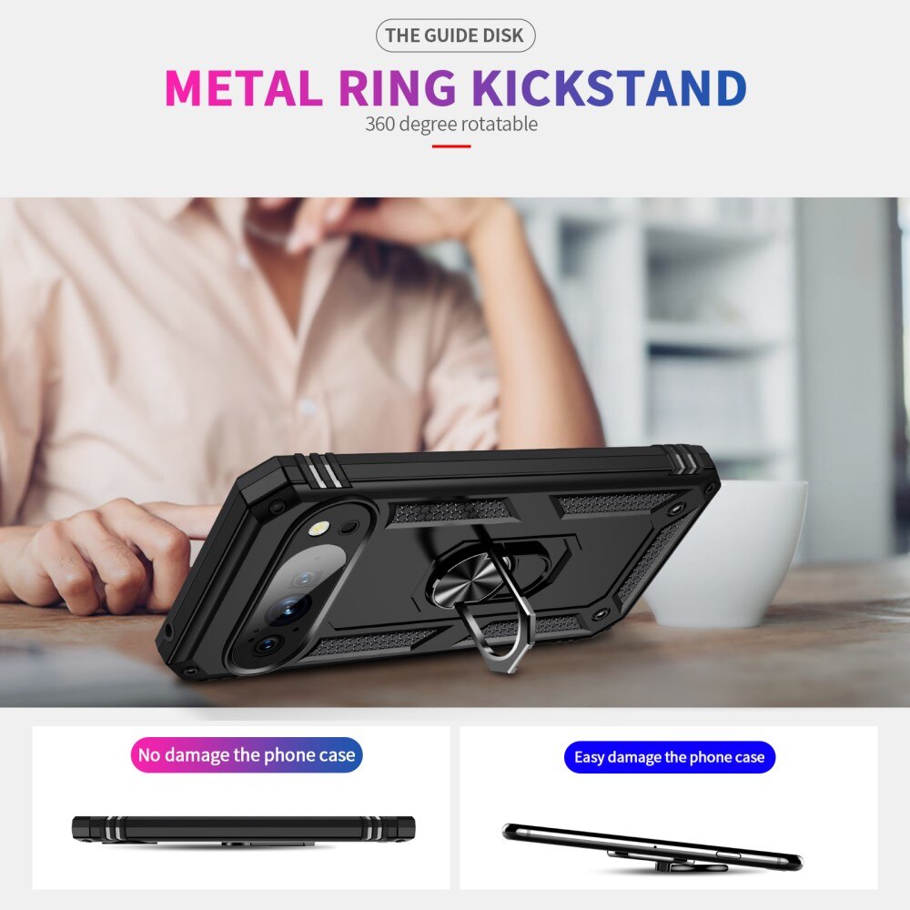 Funda híbrida Tech Ring Google Pixel 10 Pro negro