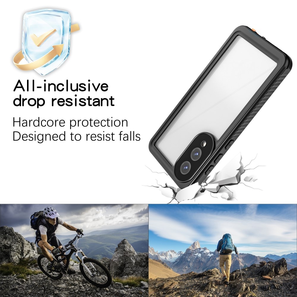 Funda Híbrida Impermeable Samsung Galaxy S25 Edge transparente