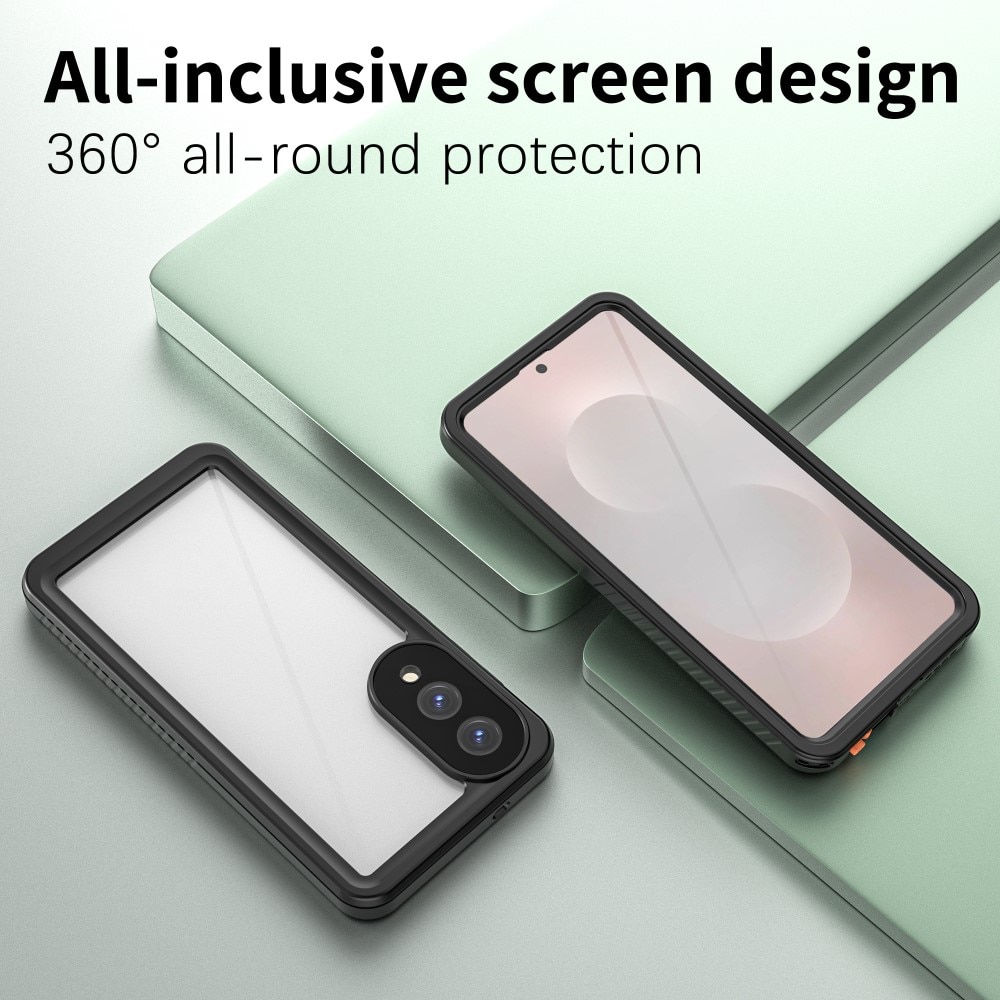 Funda Híbrida Impermeable Samsung Galaxy S25 Edge transparente