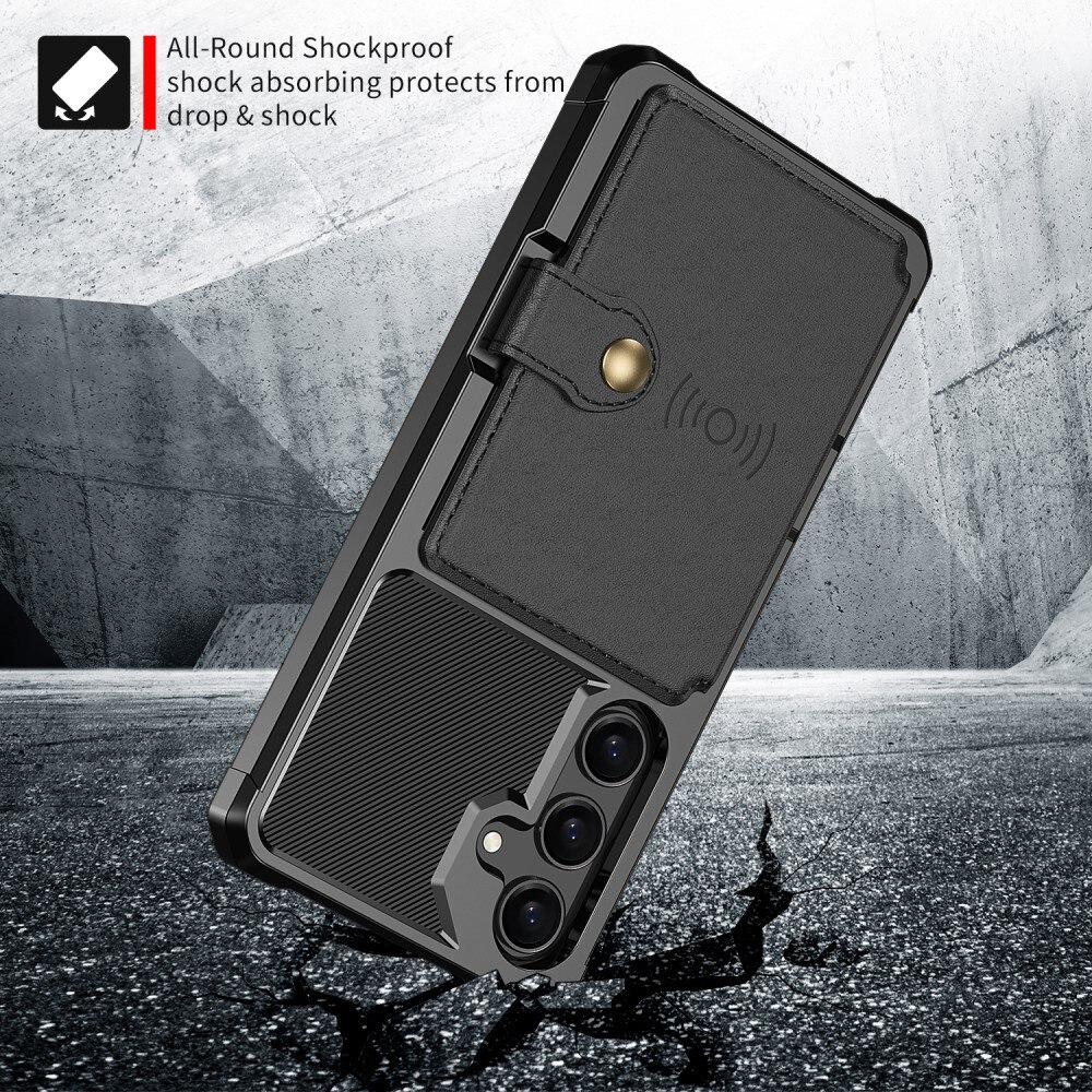 Funda con tarjetero Tough Multi-slot Samsung Galaxy A36 Negro