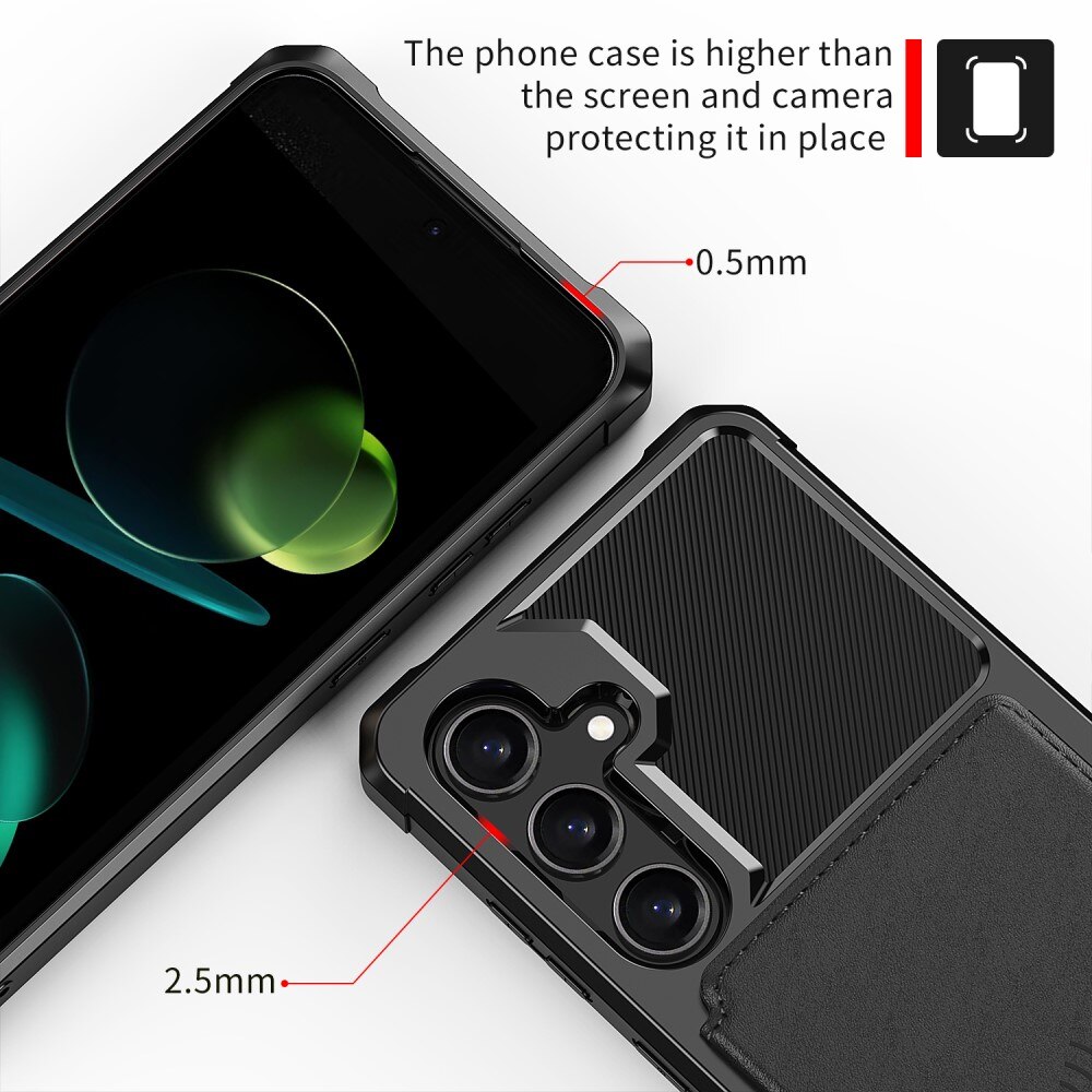 Funda con tarjetero Tough Multi-slot Samsung Galaxy A36 Negro