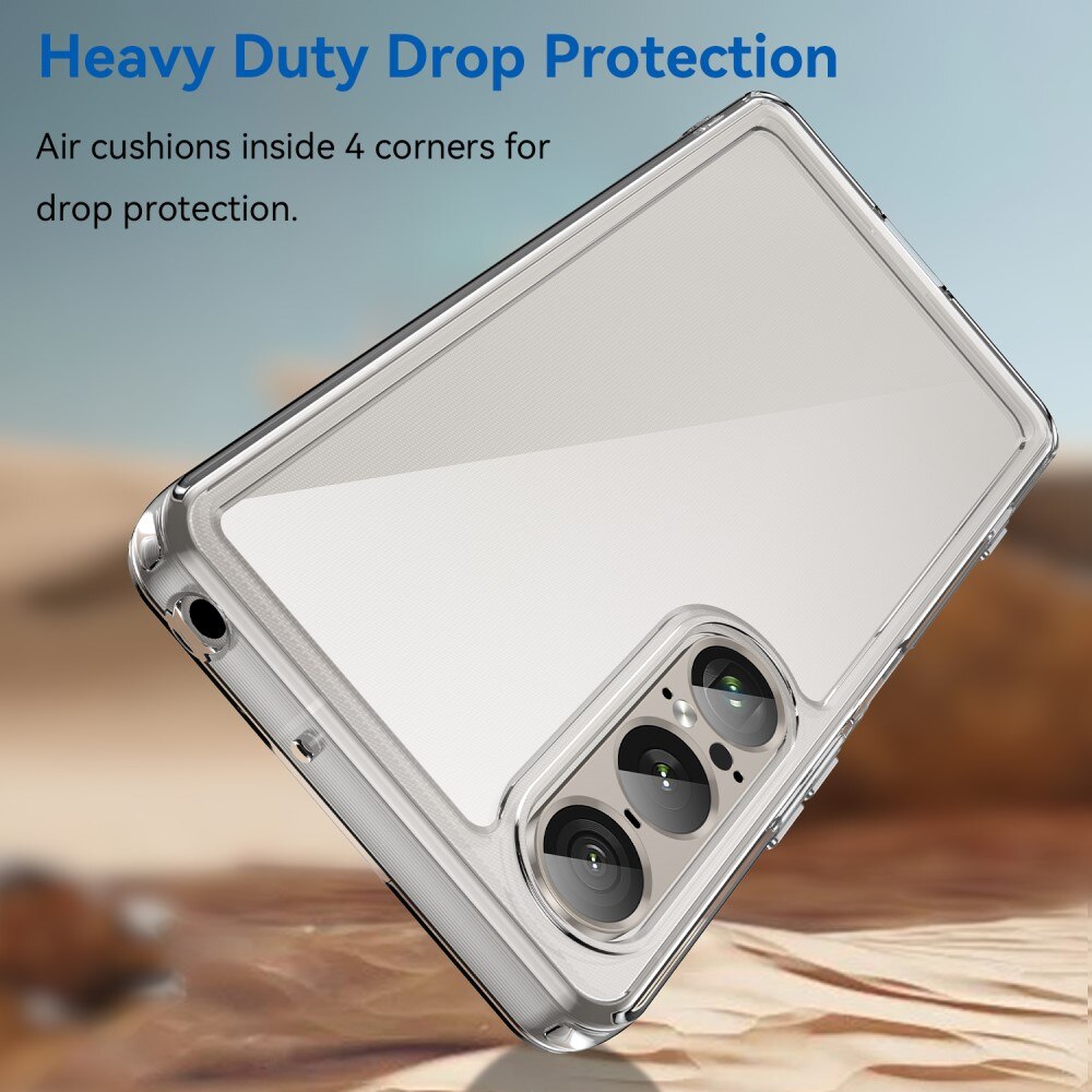 Funda híbrida para Sony Xperia 1 VII Transparente