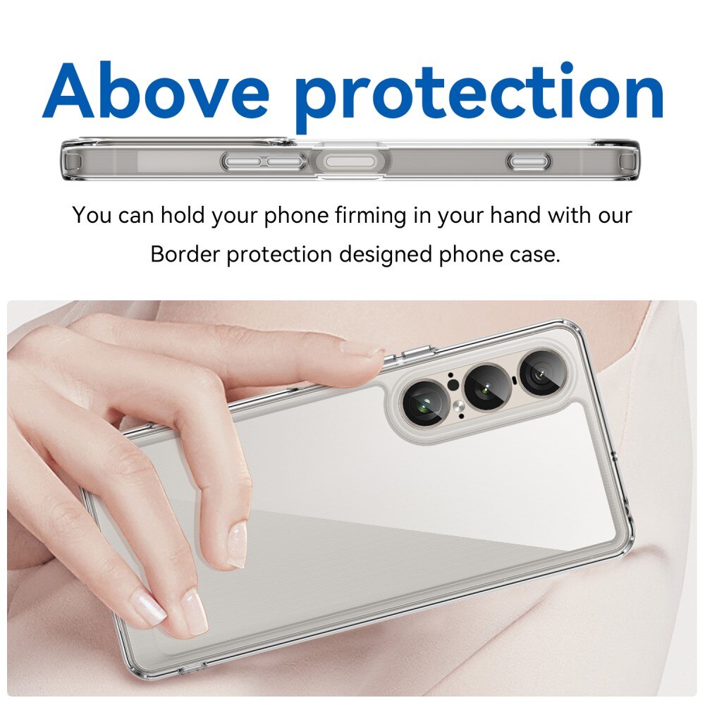 Funda híbrida para Sony Xperia 1 VII Transparente