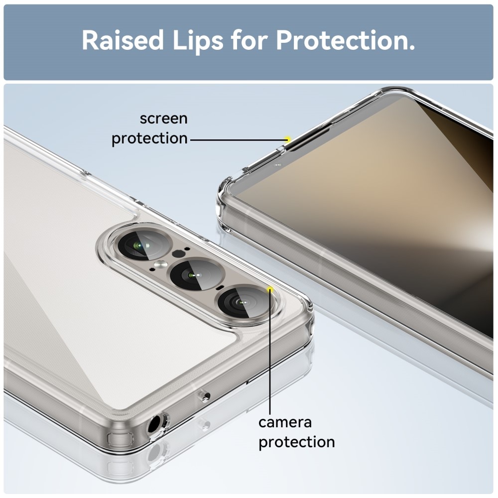 Funda híbrida para Sony Xperia 1 VII Transparente