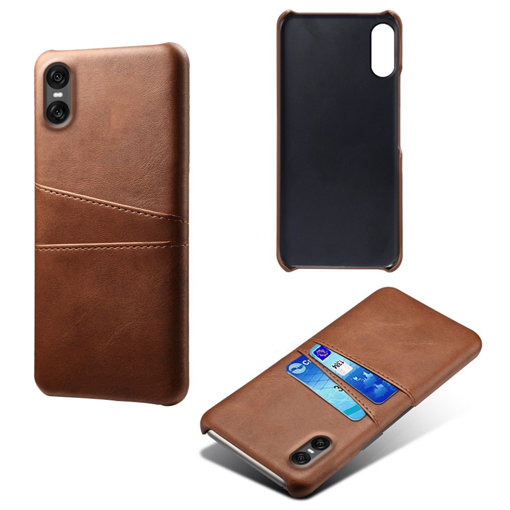 Funda Card Slots Sony Xperia 10 VII Marrón