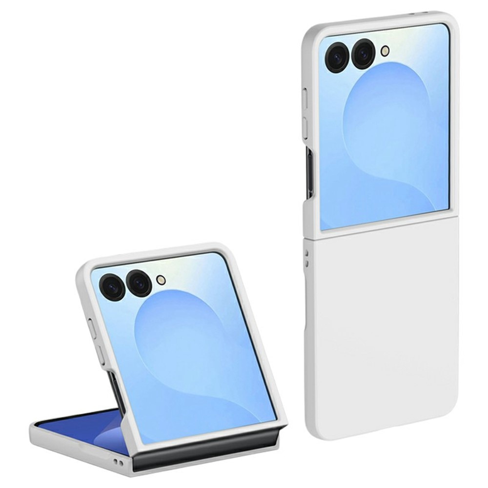 Funda rígida engomada Samsung Galaxy Z Flip 7 Blance