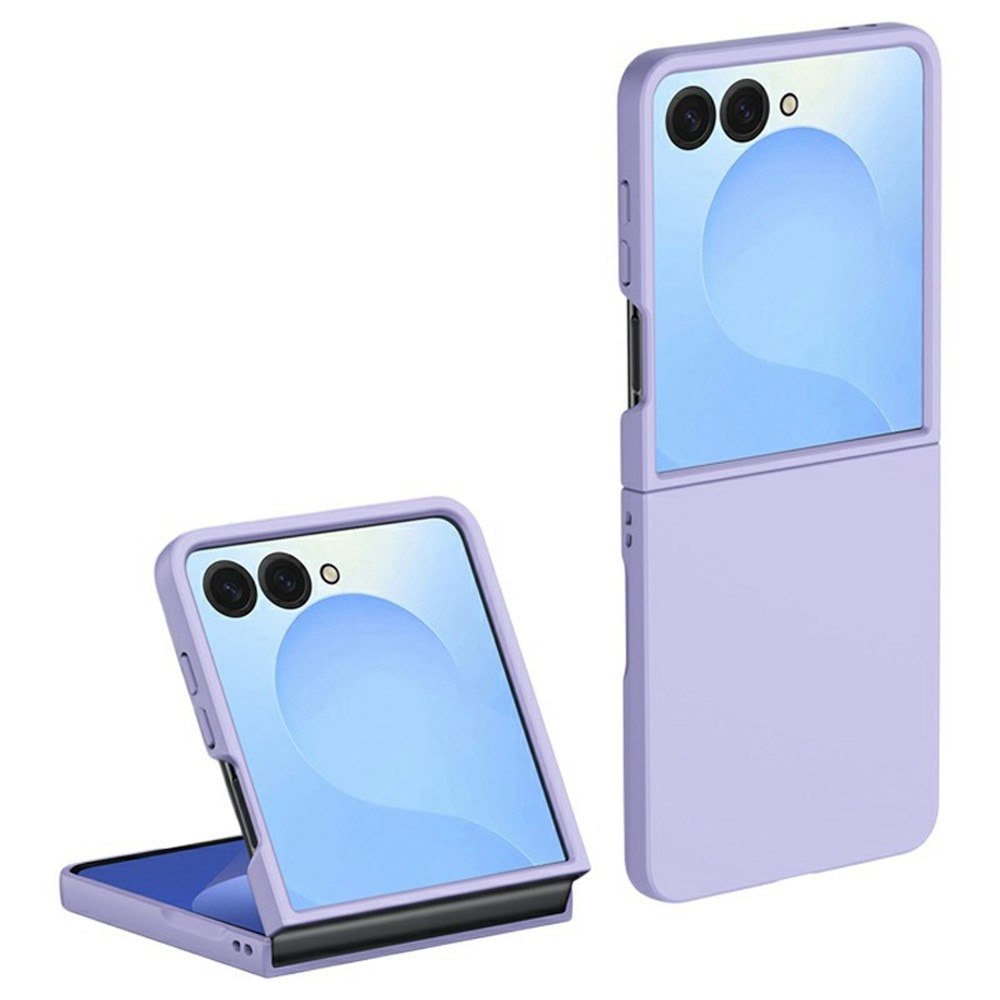 Funda rígida engomada Samsung Galaxy Z Flip 7 Púrpura
