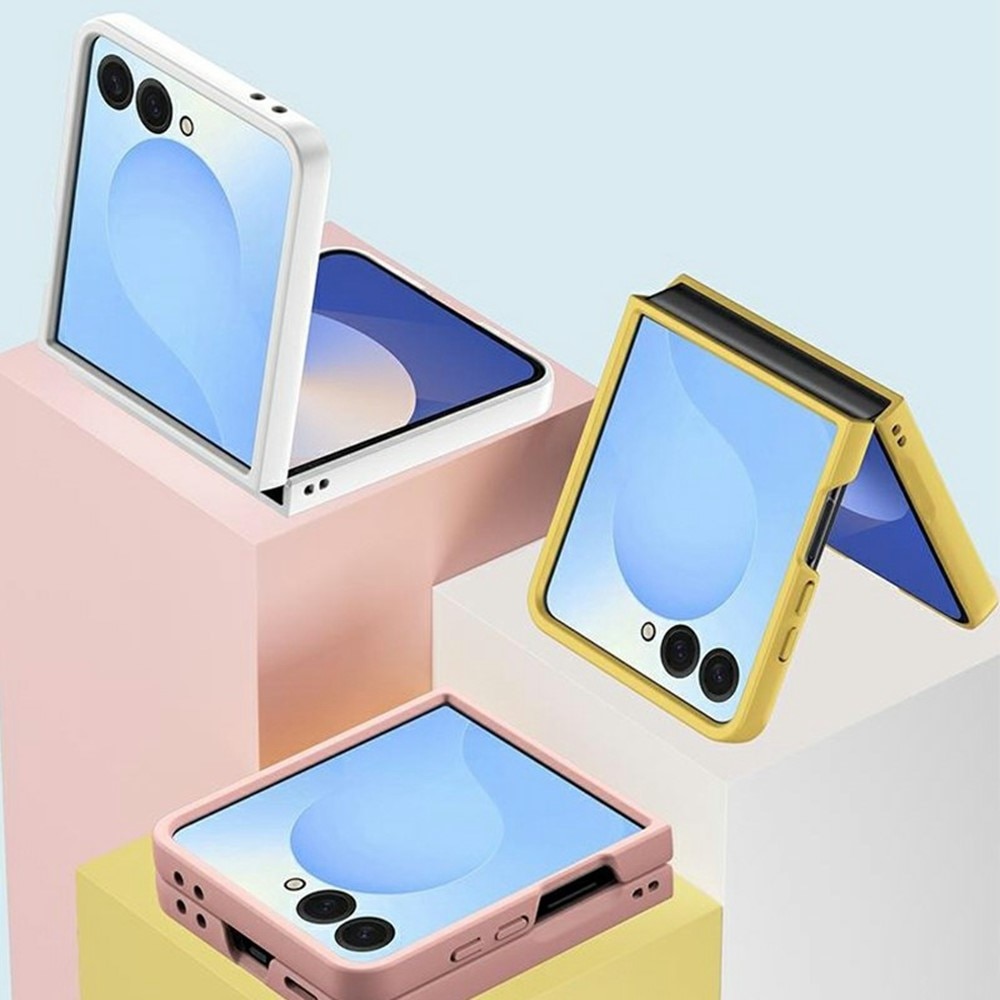 Funda rígida engomada Samsung Galaxy Z Flip 7 Púrpura