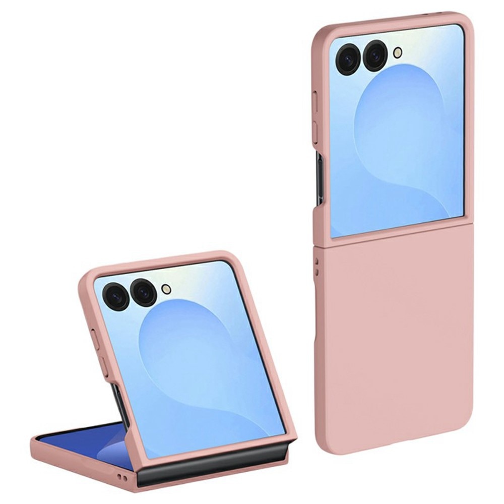 Funda rígida engomada Samsung Galaxy Z Flip 7 Rosa