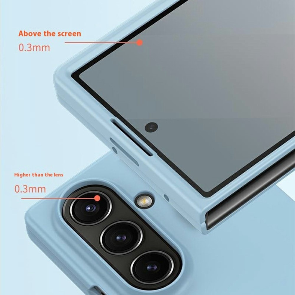 Funda rígida engomada Samsung Galaxy Z Flip 7 Blance