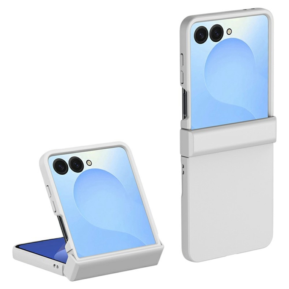 Funda rígida engomada Hinge Protection Samsung Galaxy Z Flip 7 Blance