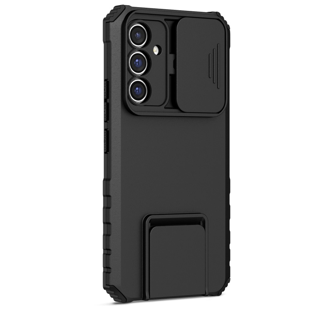 Funda Kickstand con Protector Cámara Samsung Galaxy A56 Negro