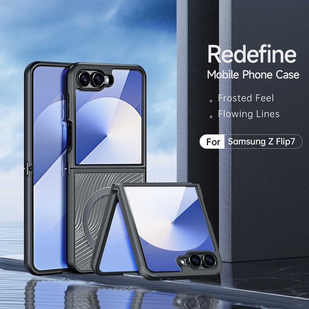 Funda Híbrida Aimo Samsung Galaxy Z Flip 7, nego