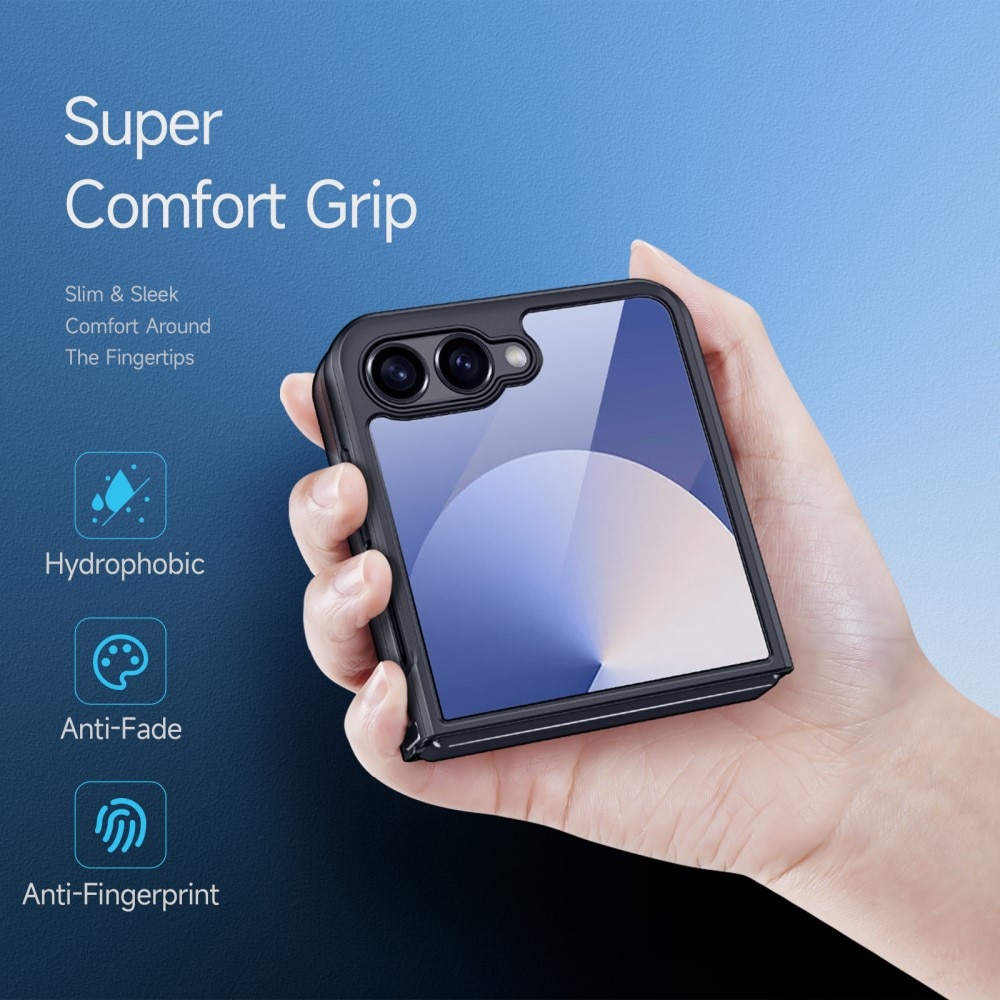 Funda Híbrida Aimo Samsung Galaxy Z Flip 7, nego