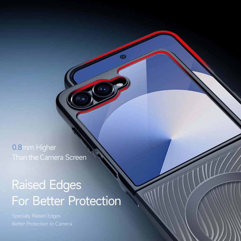 Funda Híbrida Aimo Samsung Galaxy Z Flip 7, nego