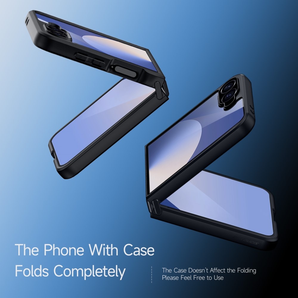 Funda Híbrida Aimo Samsung Galaxy Z Flip 7, nego