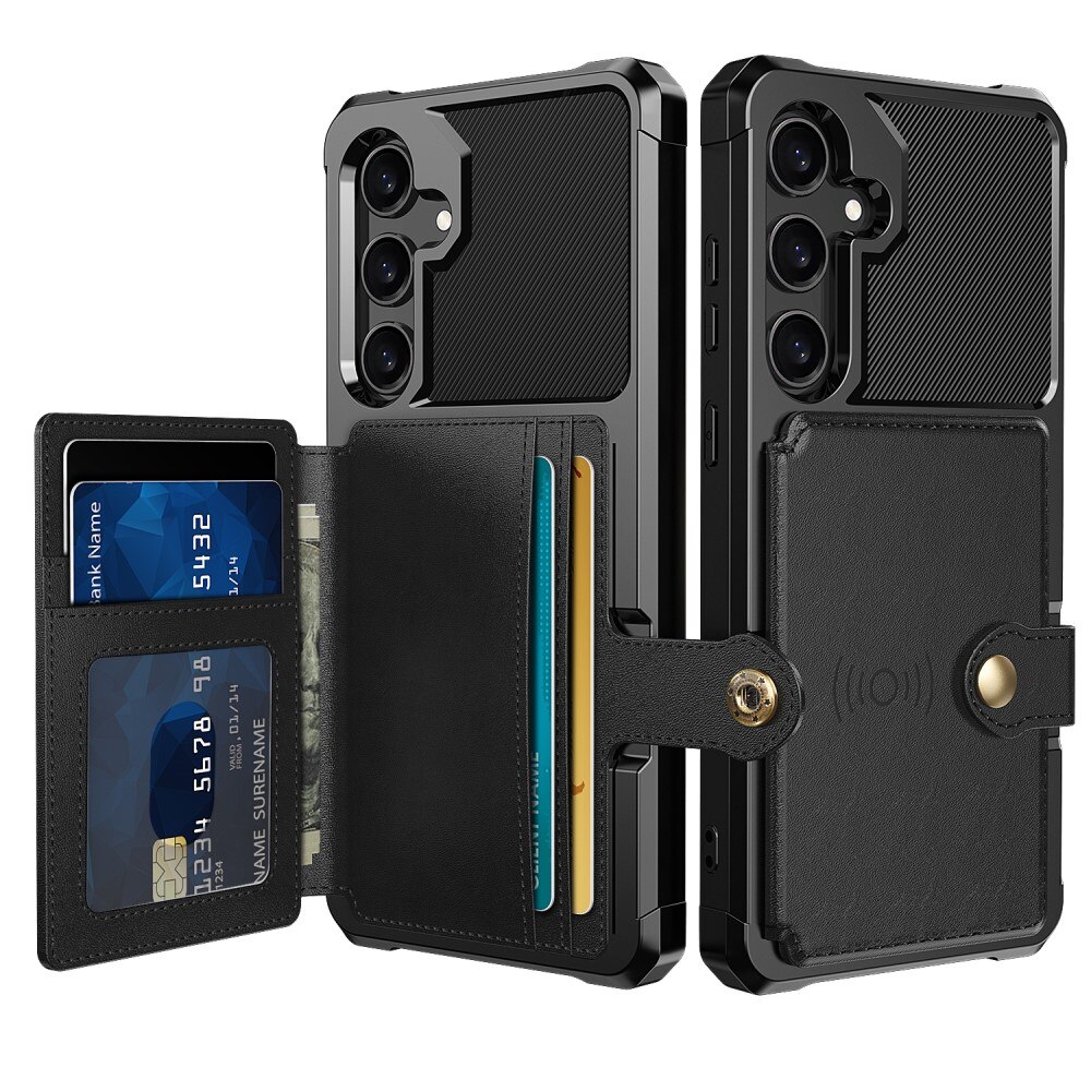 Funda con tarjetero Tough Multi-slot Samsung Galaxy S24 FE Negro
