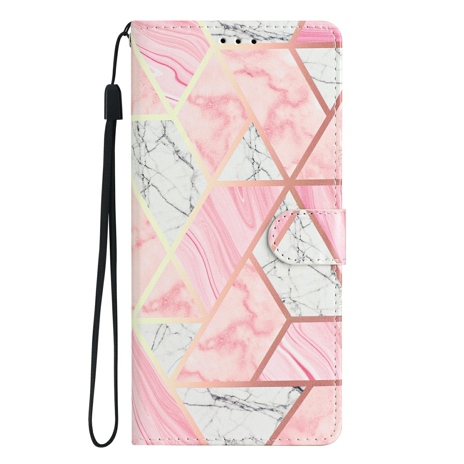 Funda cartera Samsung Galaxy A17 Mármol rosado