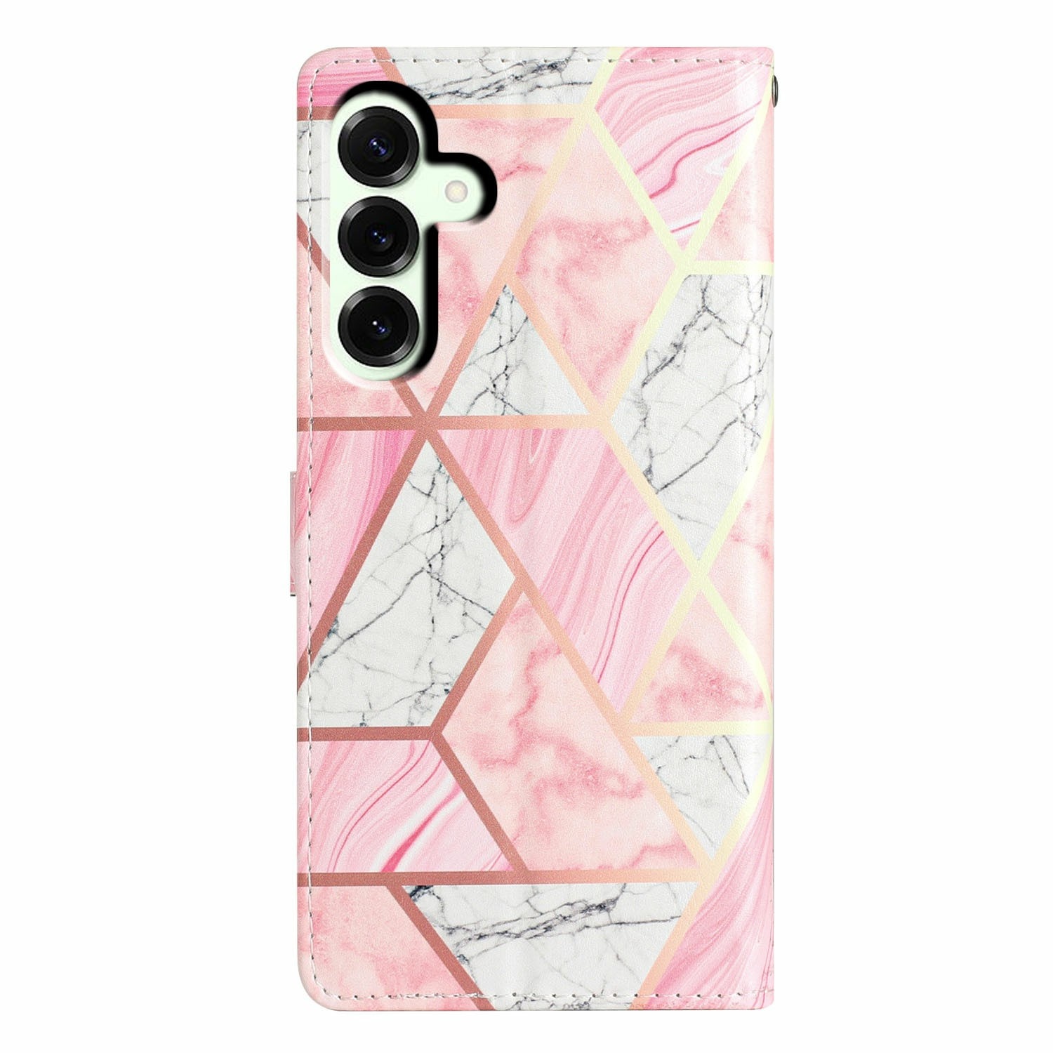 Funda cartera Samsung Galaxy A17 Mármol rosado