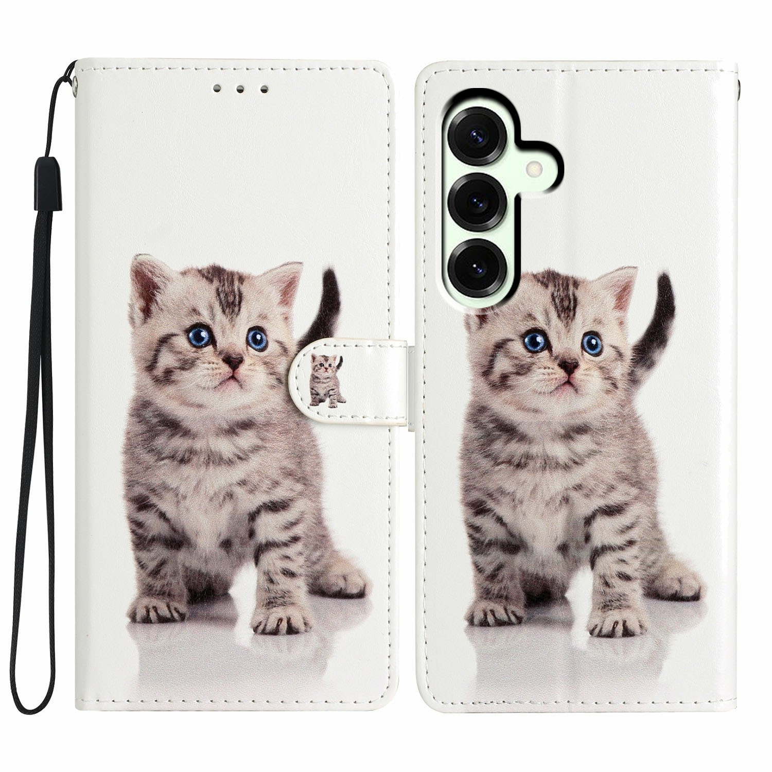 Funda cartera Samsung Galaxy A17 gatito