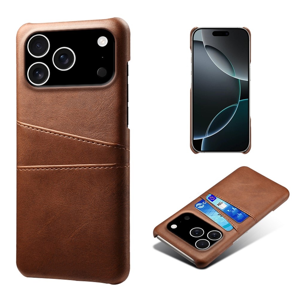 Funda Card Slots iPhone 17 Pro Marrón