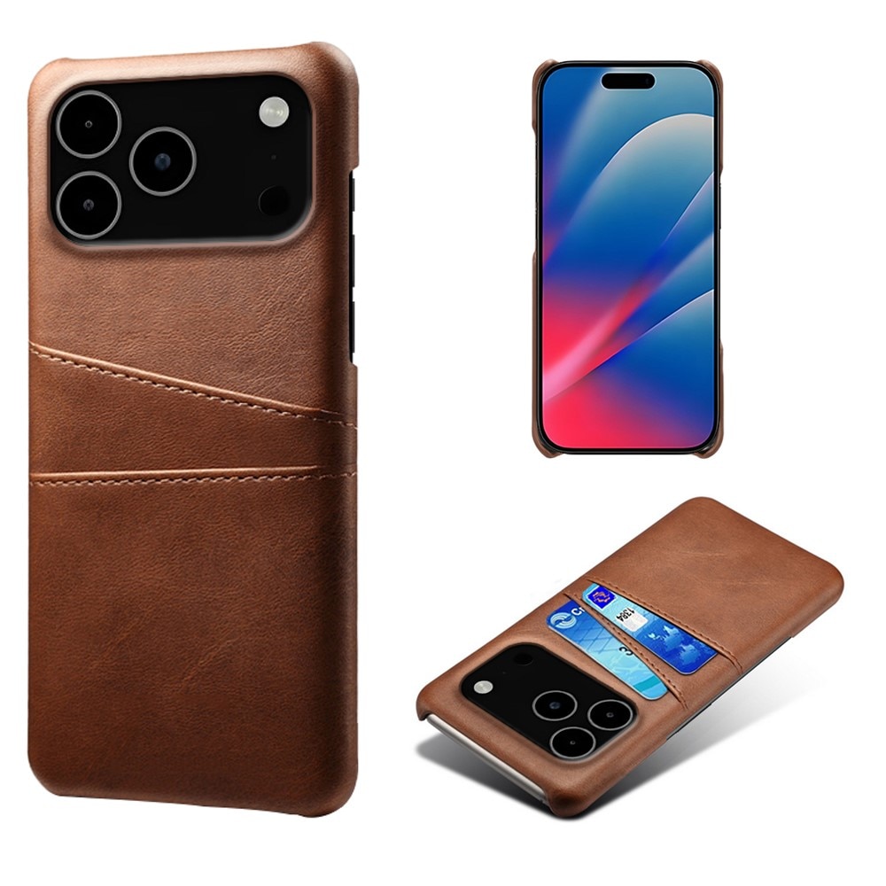 Funda Card Slots iPhone 17 Pro Max Marrón