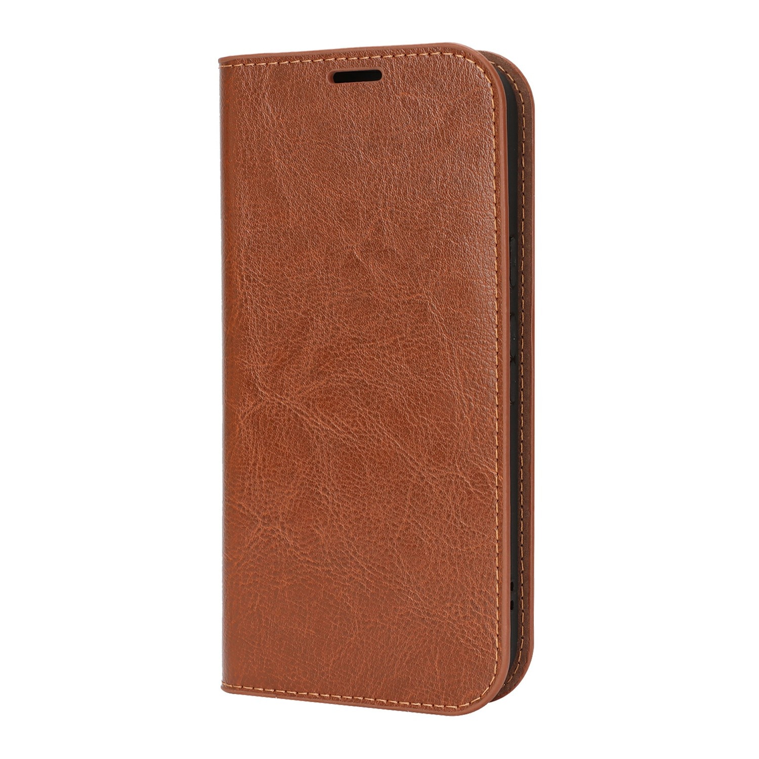 Funda cartera de cuero genuino Google Pixel 10 Marrón