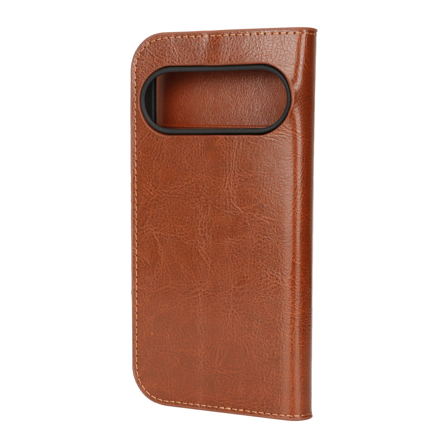 Funda cartera de cuero genuino Google Pixel 10 Marrón