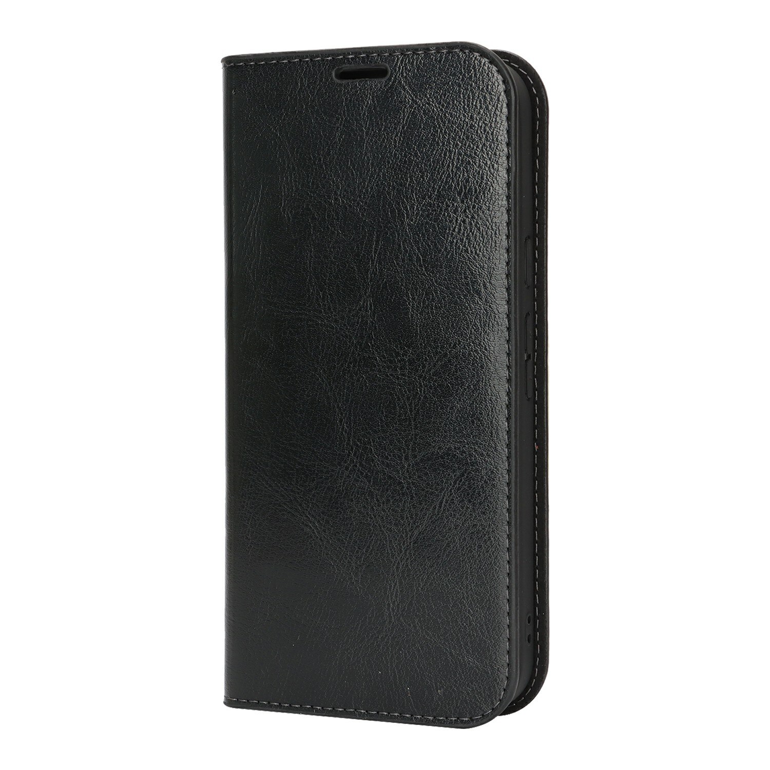 Funda cartera de cuero genuino Google Pixel 10 Pro XL Negro