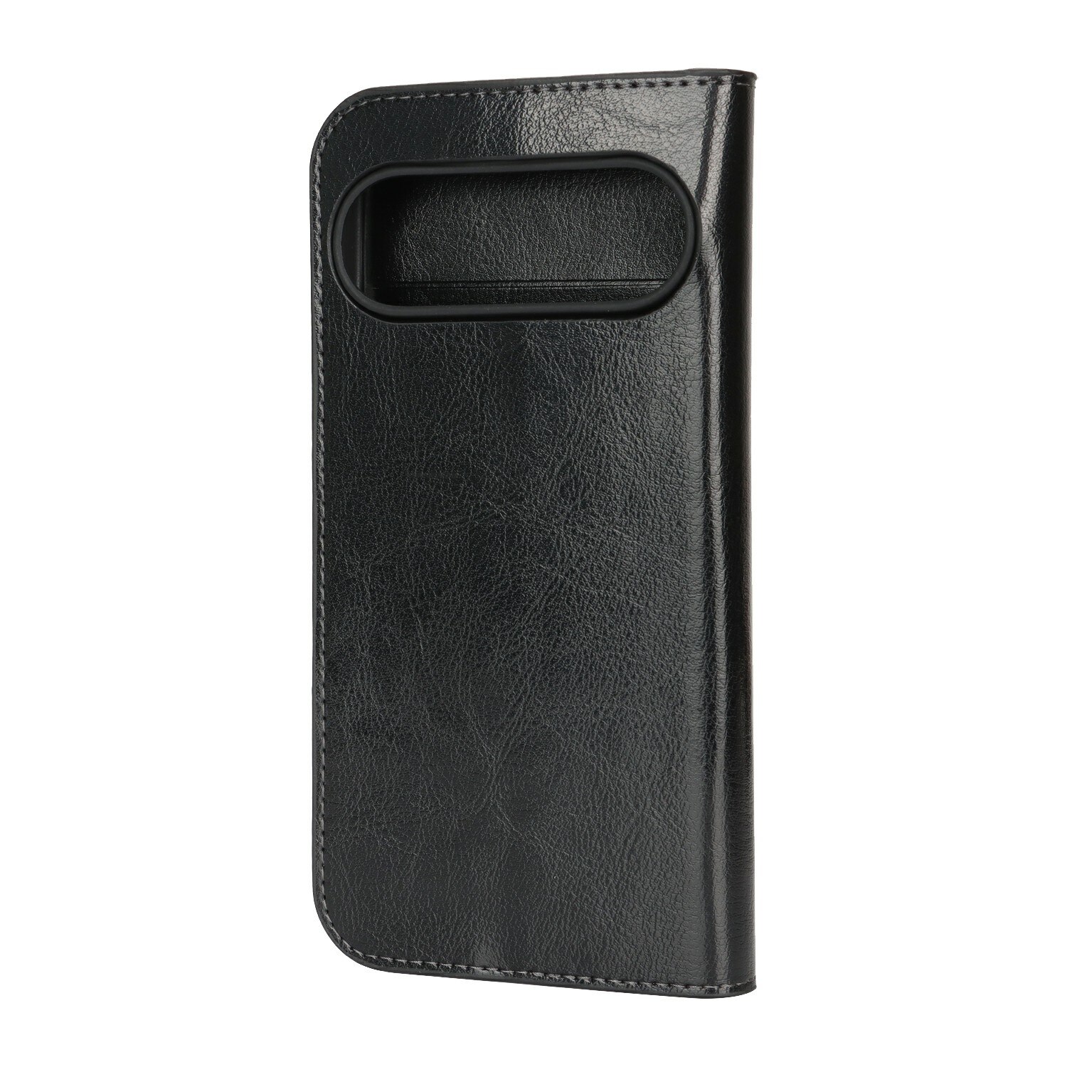 Funda cartera de cuero genuino Google Pixel 10 Pro XL Negro