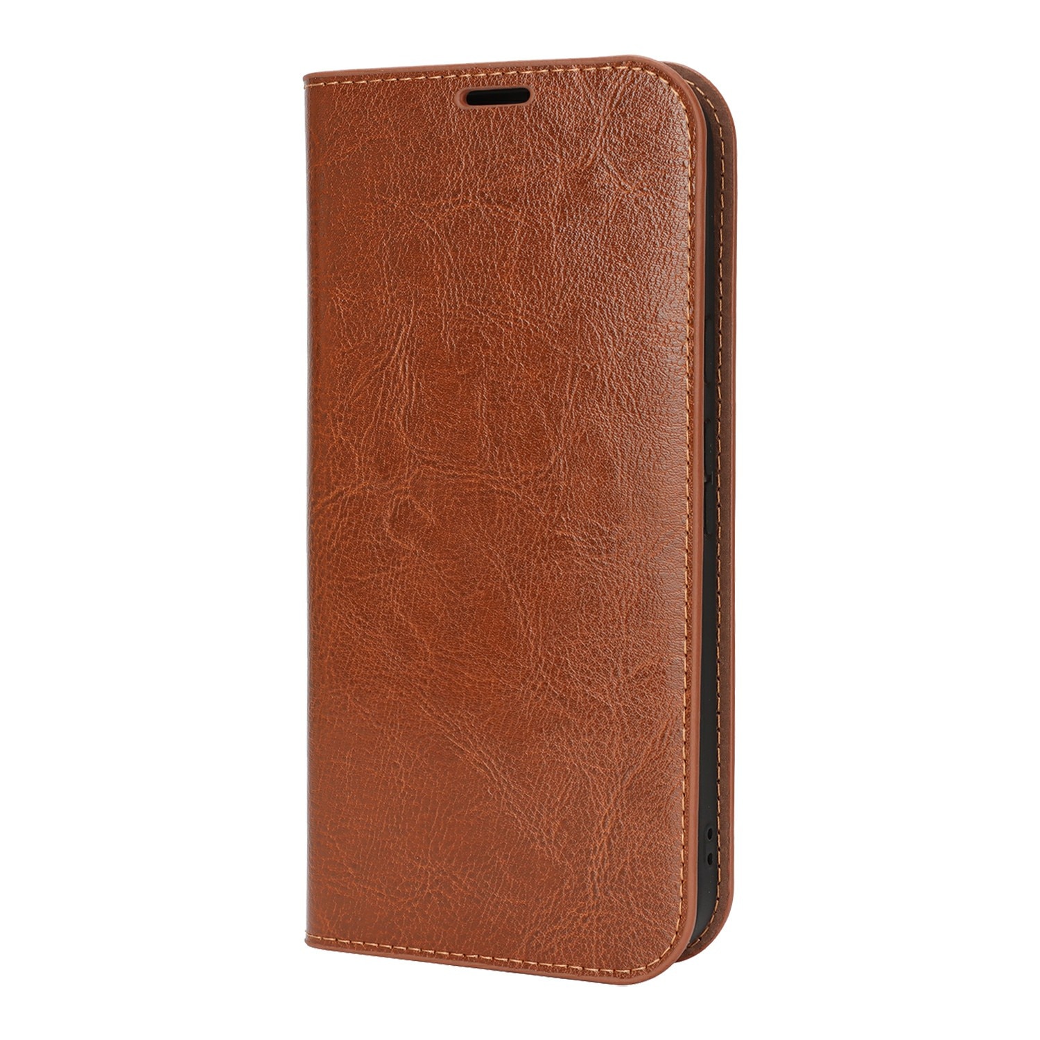 Funda cartera de cuero genuino Google Pixel 10 Pro XL Marrón