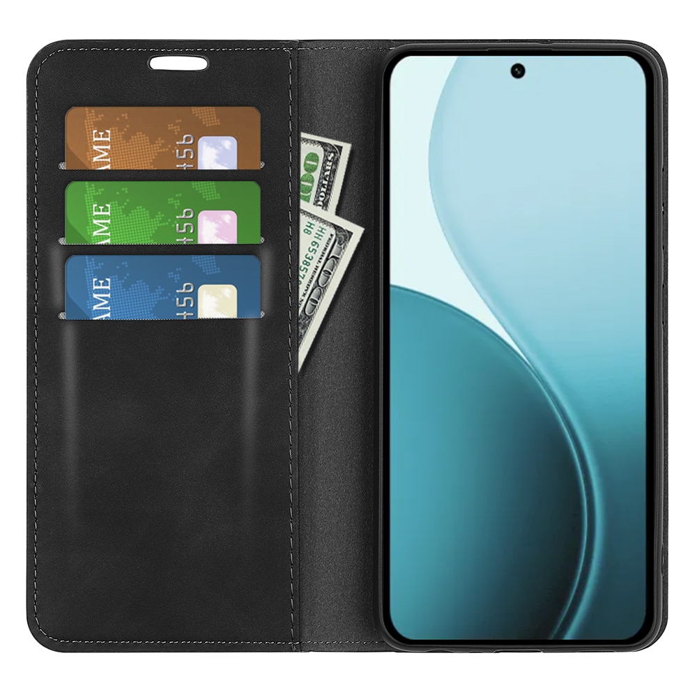 Funda delgada cartera Oppo Reno 14 Negro