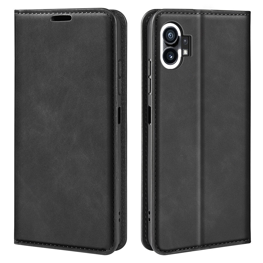 Funda delgada cartera Nothing Phone 1 negro