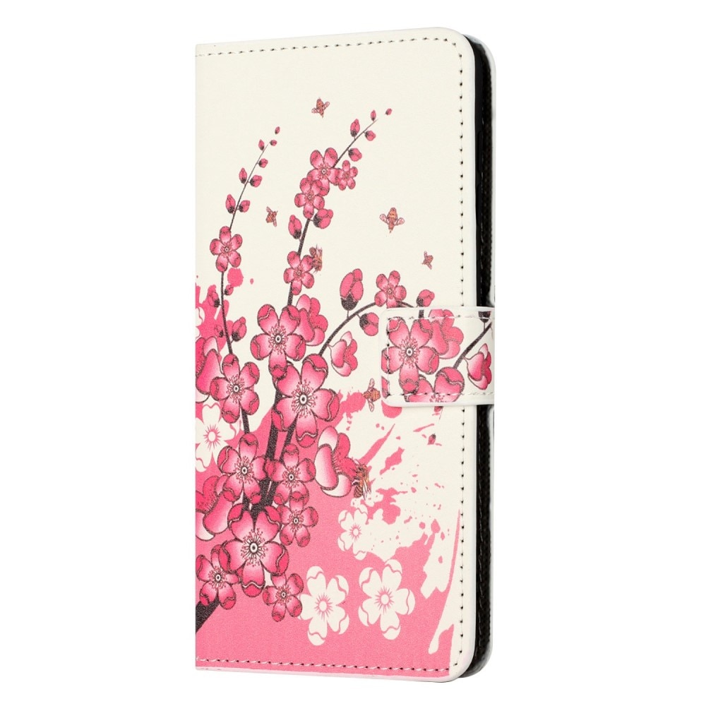 Cartera Samsung Galaxy A14 flores de cerezo