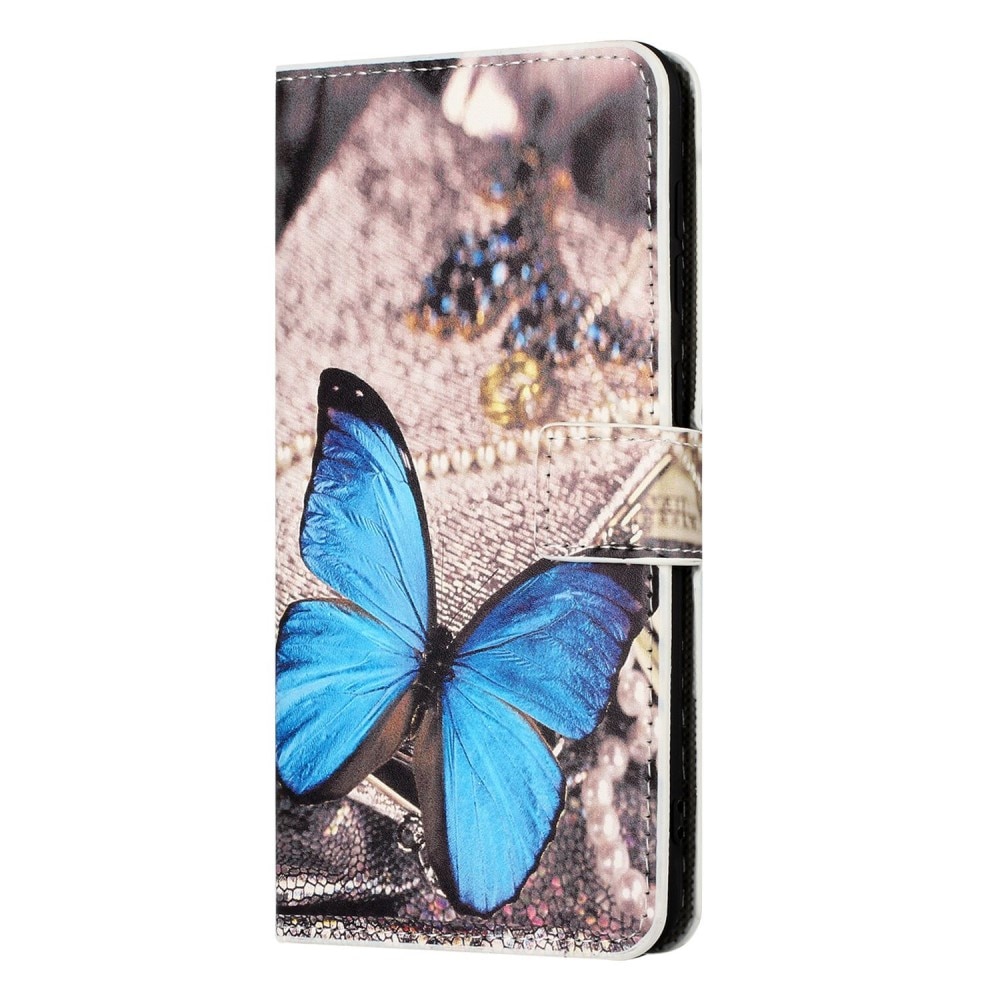 Cartera Samsung Galaxy A14 mariposa azul
