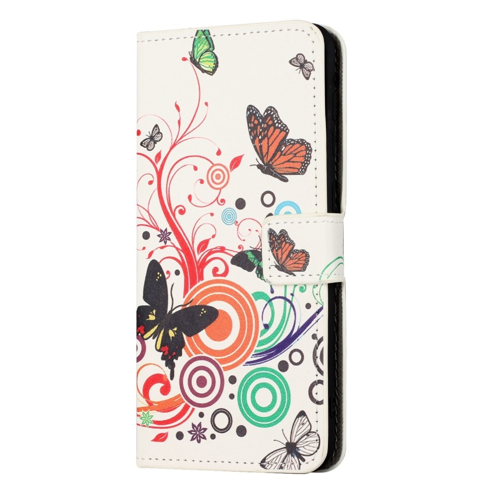 Cartera Samsung Galaxy A14 mariposa blanca