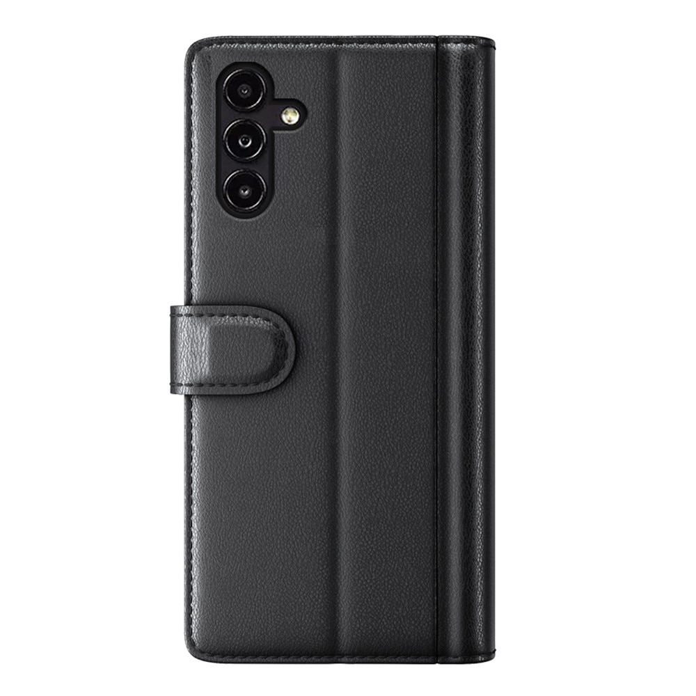 Funda de cuero genuino Samsung Galaxy A14, negro