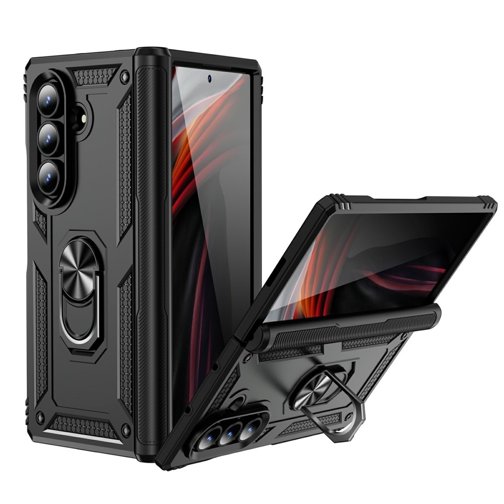Funda híbrida Tech Ring Samsung Galaxy Z Fold 7 negro