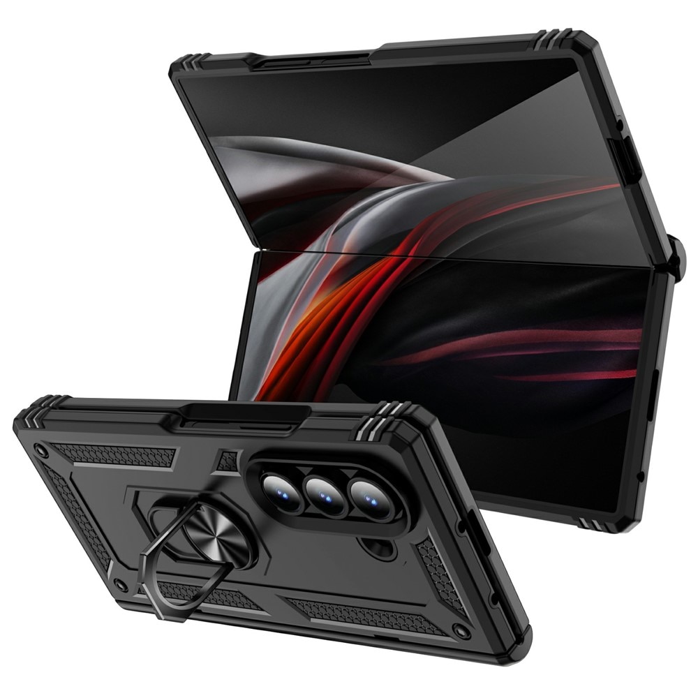 Funda híbrida Tech Ring Samsung Galaxy Z Fold 7 negro